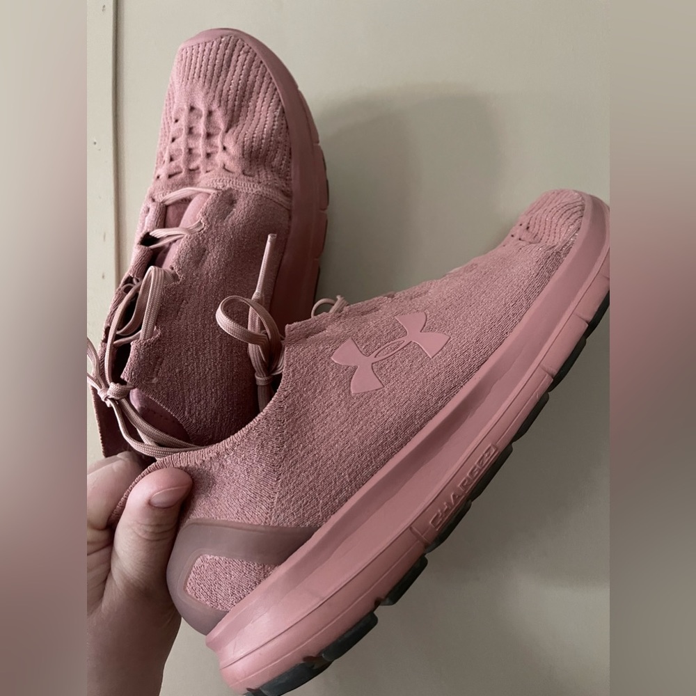 Women’s Dusty Rose Under Armour Sneakers Size 10.5